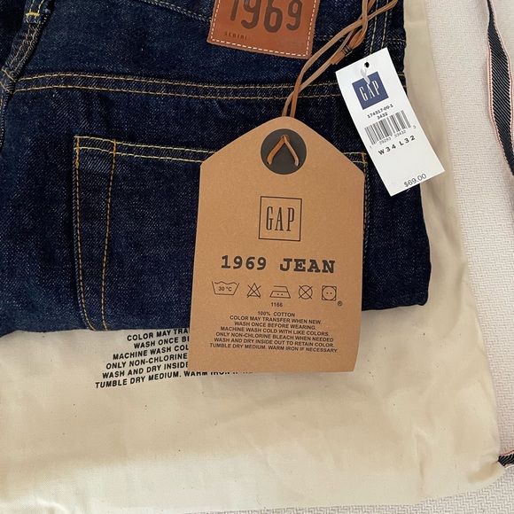 for the COLLECTOR - a pair of 1969 Men’s GAP JEANS - Picture 2 of 12